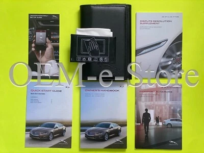 2016 Jaguar XJ XJR 3.0L 5.0L Owners Manual Navigation Media HandBooks Set + Case - Image 1 of 4