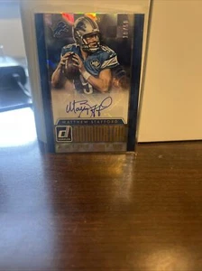 Matthew Stafford 2015 Donruss Dominator Auto 19/50 - Picture 1 of 8