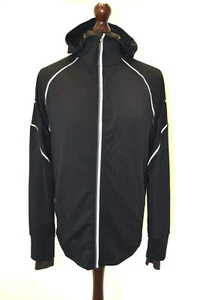 Mountain Warehouse Control II Herren Running Hoodie Jacke in Schwarz 053274.   B121 - Bild 1 von 4