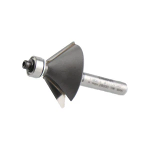 B/Guided Chamfer Router Cutter - 31.8mm Diam - 1/4" Shank -1180014 / 46/37X1/4TC - Picture 1 of 3