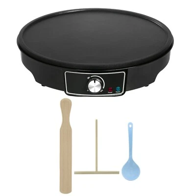 Ovation Crepe and Pancake Maker Includes Batter Spreader Ladle and Spatula 1000W - Image 1 of 4