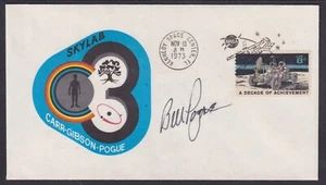 Bill Pogue (1930-2014), US Astronaut, Skylab 4 Pilot, signed Skylab 3 cover - Picture 1 of 1