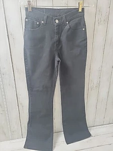 Levis 517 Jeans Youth Boys 16 Regular 24 x 26 Black Denim Bootcut - Picture 1 of 4