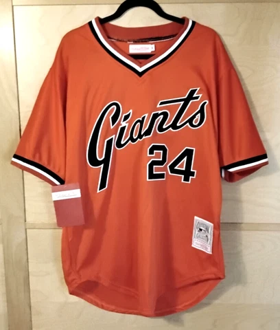 WILLIE MAYS S.F. Giants - Authentic Mitchell & Ness Baseball Jersey SIZE 50 NEW Cover