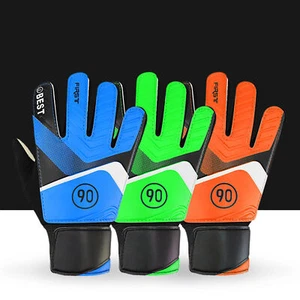 Goalie Gloves For Kids Youth Goalkeeper Gloves Wrist Protection Non-Slip - Picture 1 of 27