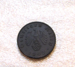 Moneda de zinc Pfennig de 5 Reichs de Alemania 1940-A - Imagen 1 de 5