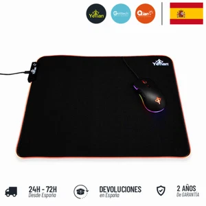 Alfombrilla ratón gaming, YEYIAN KRIEG 2035, flexible, 35 cm x 44 cm, RGB LED - Imagen 1 de 5
