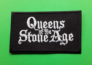 QUEEN'S OF THE STONE AGE IRON OR SEW ON QUALITY EMBROIDERED PATCH UK SELLER - Picture 1 of 4