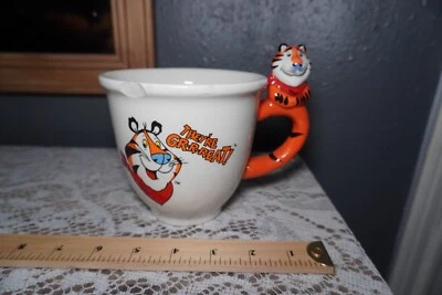 Tony the Tiger Coffee Mug Cup/Cereal Bowl 2001 THEYRE GREAT Kellogg Collectible - Image 1 of 4