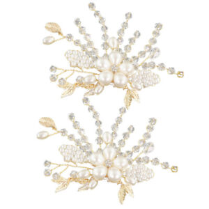  Shoe Buckle Flower Wedding Pearl Clips Decoration Accessories
