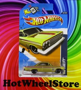 2012 Hot Wheels Gold '62 CHEVY Muscle Mania Card #103 HW68-052525 - Picture 1 of 8