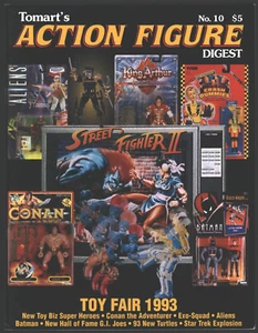 Action Figure Digest #10 VTG Street Fighter Action Figure Cover - Picture 1 of 2