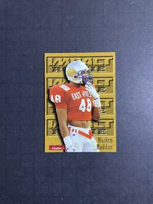 1996 Skybox Impact Markco Maddox Rookie Card #176 - Albany State Golden Rams (2) - Image 1 of 2