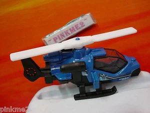 2014 BATTLE MISSION Design MISSION HELICOPTER∞Blue/Black Copter∞Loose MATCHBOX∞ - Picture 1 of 3