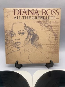 Diana Ross All The Great Hits Vintage Vinyl 2Lp 1981 Motown M13-960C2 - Picture 1 of 11