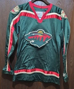 CCM grünes Minnesota Wild Hockey Trikot Damen klein genäht - Bild 1 von 2