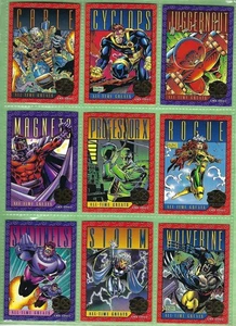 1993 Uncanny X-Men Series II 30 Years Gold Foil Full Set of 9 NM - Picture 1 of 2