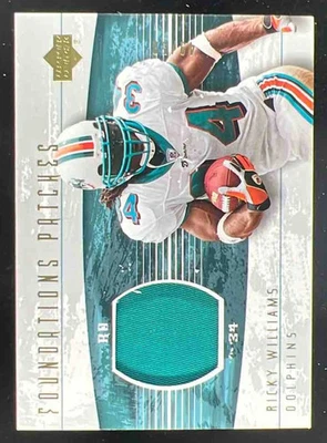 2004 Upper Deck Foundations Foundations Patches #FP-RW Ricky Williams /50 - Image 1 of 2