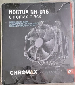Noctua NH-D15 Chromax Black Premium Dual Fan Tower CPU Chłodnica powietrza - Zdjęcie 1 z 5