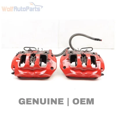 Juego de pinzas de freno traseras Porsche Cayenne 2011-2018 Foto 1 de 4