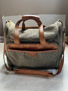 Bolso de Lona Hartmann de Colección Tweed y Cuero para Llevar Fin de Semana Noche con Correa - Imagen 1 de 21