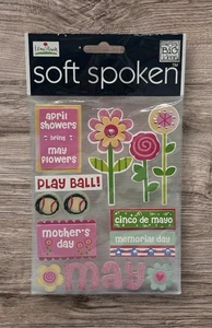 MAMBI Soft Spoken April & May Ellen Kranz Dimensional Stickers Scrapbook NEW - Picture 1 of 4