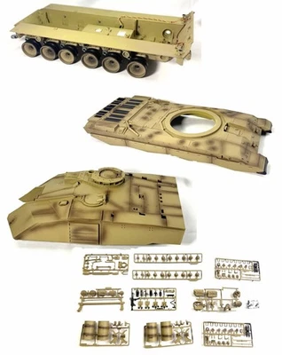 Heng Long Challenger 2 Zubehörteile Deck Chassis Oberrumpf Schienen Antriebe UK