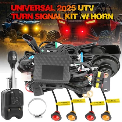 Kit legal de calle señal de giro UTV para Polaris Ranger 1000 XP bocina Plug Play ATV Foto 1 de 4