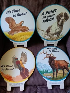 4 Vintage Western Ammunition Company Advertisement Cardboard Cardstock Pieces. - Picture 1 of 5