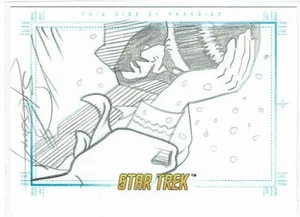 Star Trek TOS Art & Images Sketch Card This Side of Paradise by Scott Rosema - Picture 1 of 2