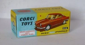 Repro Box Corgi Nr.316 NSU Sport Prinz - Imagen 1 de 1