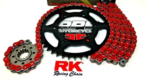 Red 2015-2024 Yamaha YZF- R1 RK ZXW 520 16/41 OEM Chain and Sprockets Kit - Picture 1 of 3