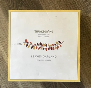 Pottery Barn Kids THANKSGIVING felt leaves garland decor  FALL AUTUMN - Picture 1 of 3