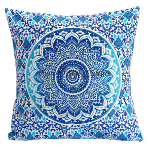 Hippie Bohemian Mandala Sofa Cushion Cover Indian Decor Pillow Case Cover Throw