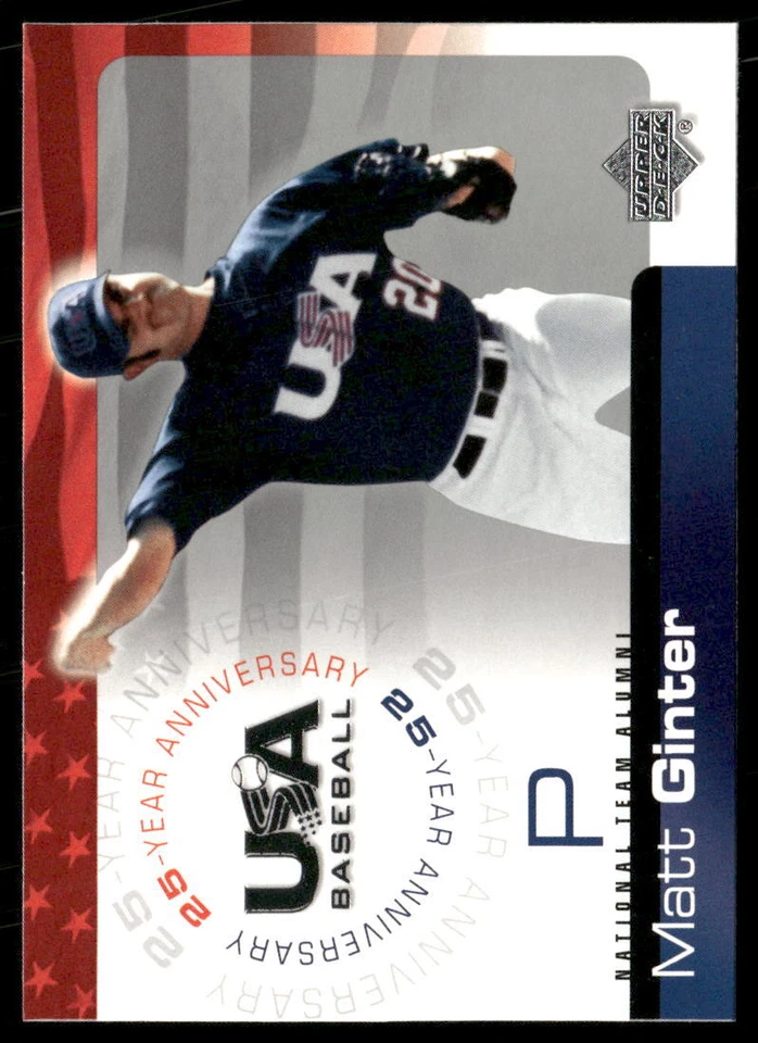 2004 Upper Deck USA 25th Anniversary #USA-68 Matt Ginter - Image 1 of 2