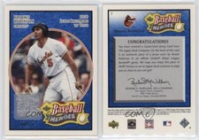 2005 Upper Deck Baseball Heroes Blue Memorabilia /99 Brooks Robinson #7 HOF