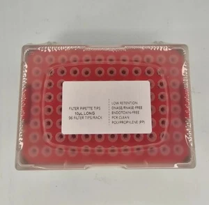 Filterpipettenspitzen 10 ul lang niedrige Retention 96/Rack 10 Racks/Box Ref 150903 - Bild 1 von 3