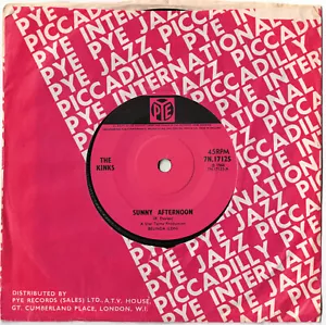THE KINKS - SUNNY AFTERNOON Ultrarare 1966 UK PSYCH/GARAGE Single Release! EX - Picture 1 of 1
