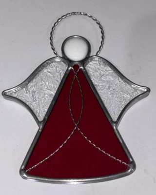 Ángel de la Sociedad de Coleccionistas de Vidrieras Tiffany de Colección - 5" de Alto Foto 1 de 4