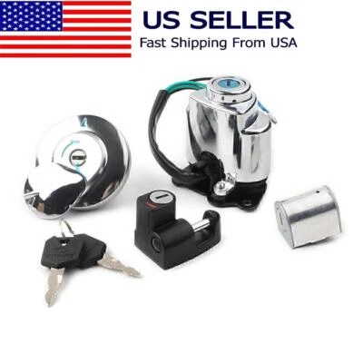 Lock Set Fits For Honda VTX1300C A/VTX1300R A/ VTX1300C A 2005-2009 - Image 1 of 4