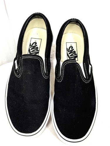 VANS Slip On Classico Tela Nero Unisex Donna 8.0 Uomo 6.5 Us intime Ottimeioni