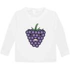 T-shirts à manches longues en coton « Joli visage Blackberry » pour enfants/enfants (KL039266)