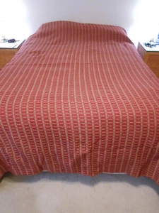 Primitive Queen Size Preachers Knot cotton blend Coverlet 94 x 106 inches - Picture 1 of 6