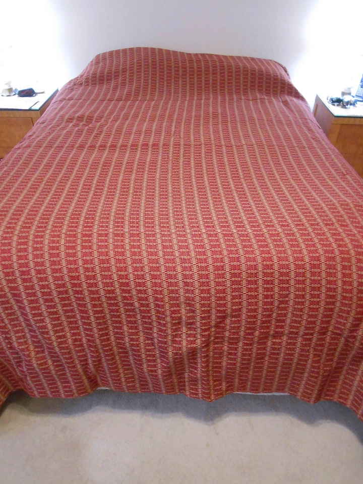 Primitive Queen Size Preachers Knot cotton blend Coverlet 94 x 106 inches - Image 1 of 1