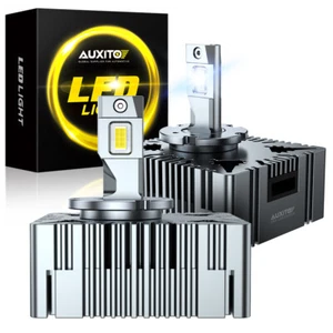 D5S LED Headlight Bulbs 200W Replace HID Xenon Super White 6500K Conversion Kit - Picture 1 of 8