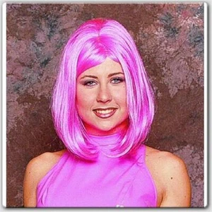 RG Costumes 60035 Peggy Sue Wig - Pink - Size Adult - Picture 1 of 1