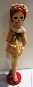 Muñeca Bradley Mod Vintage Ojos Grandes Pelo Naranja - Imagen 1 de 8