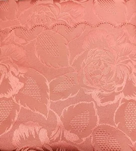 Ziegelorange Damast Rose Tischdecken & Servietten *schönes traditionelles Design* - Bild 1 von 3