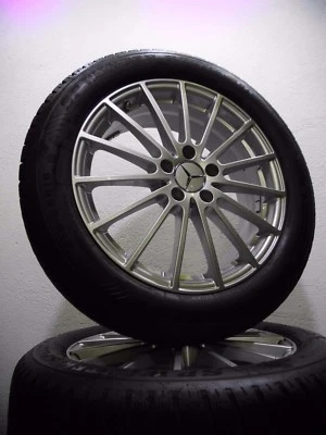 4 Winterreifen 215 / 55 R18 Mercedes GLA-Klasse W156 18 Alufelgen Winterräder - Bild 1 von 4