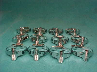 12 clips de cable cromados vintage Shimano para bicicleta de carretera de 1". nos Foto 1 de 4